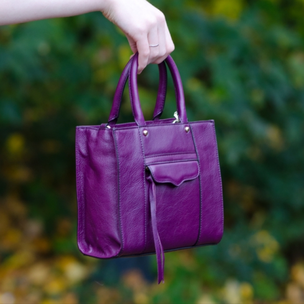 Rebecca Minkoff mini MAB purple bag